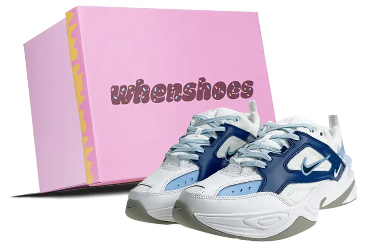 

Кроссовки Nike M2K Chunky Sneakers Women's Low-Top White Blue