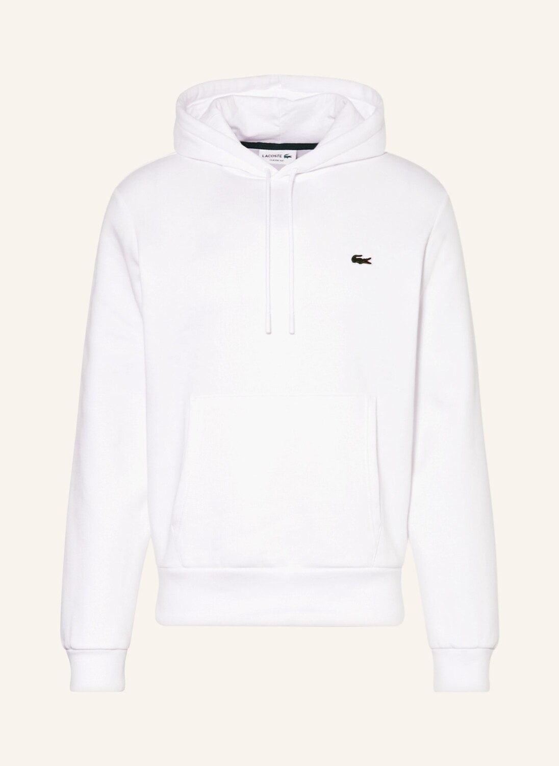 

Толстовка с капюшоном LACOSTE, белый