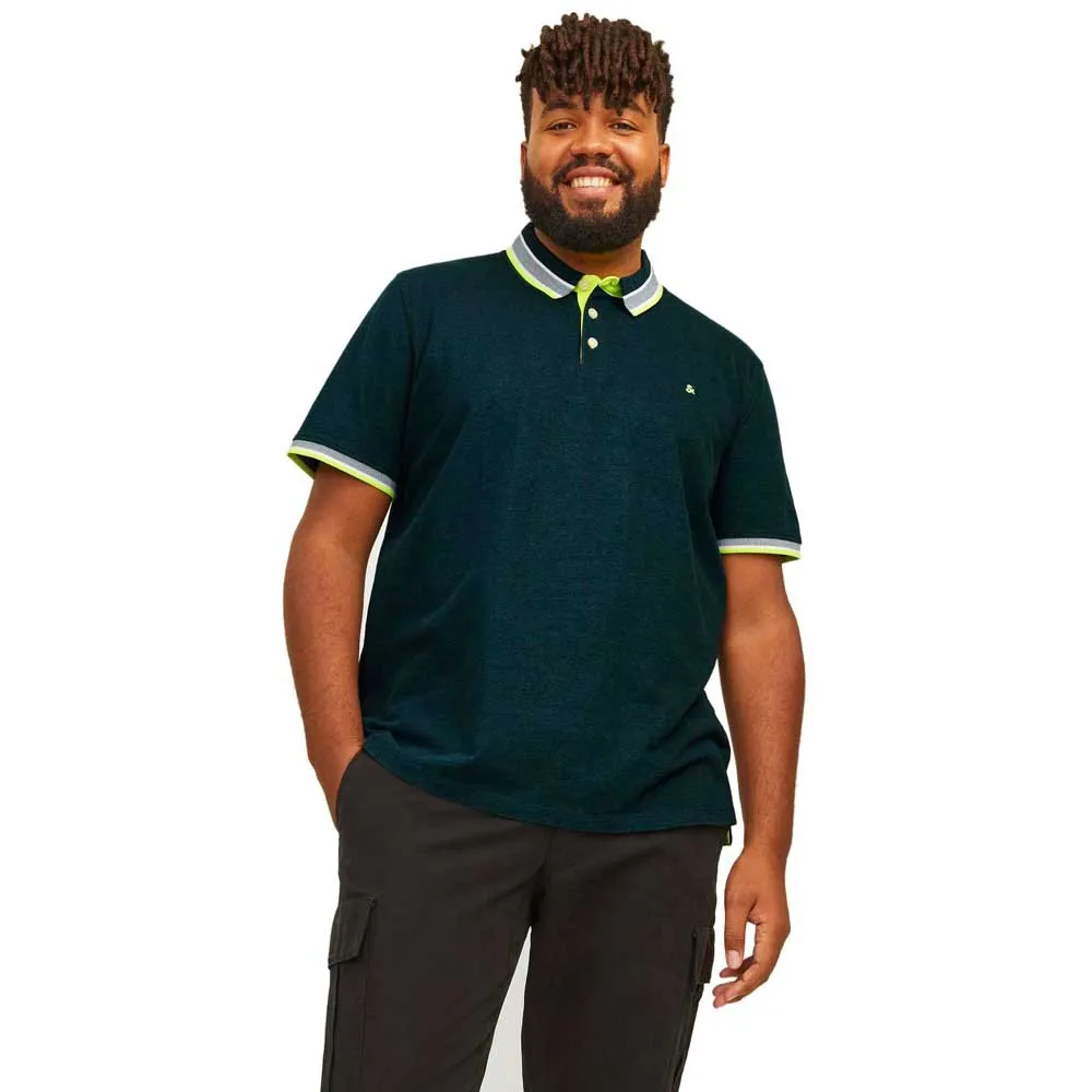 

Поло Jack & Jones Essential Paulos Plus Size, зеленый