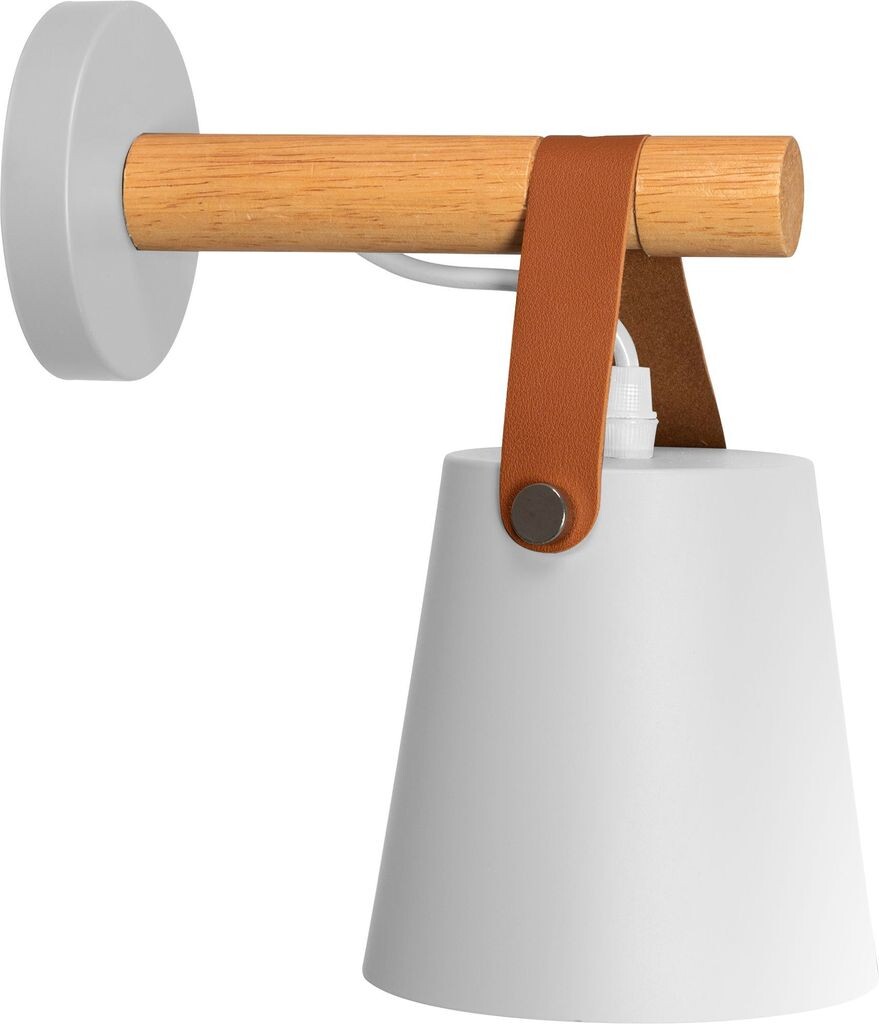 

Настенный светильник Toollight App467-1W с металлическим ремешком, белый колокол, 1 источник света E27, 13X17X21Cm Toolight