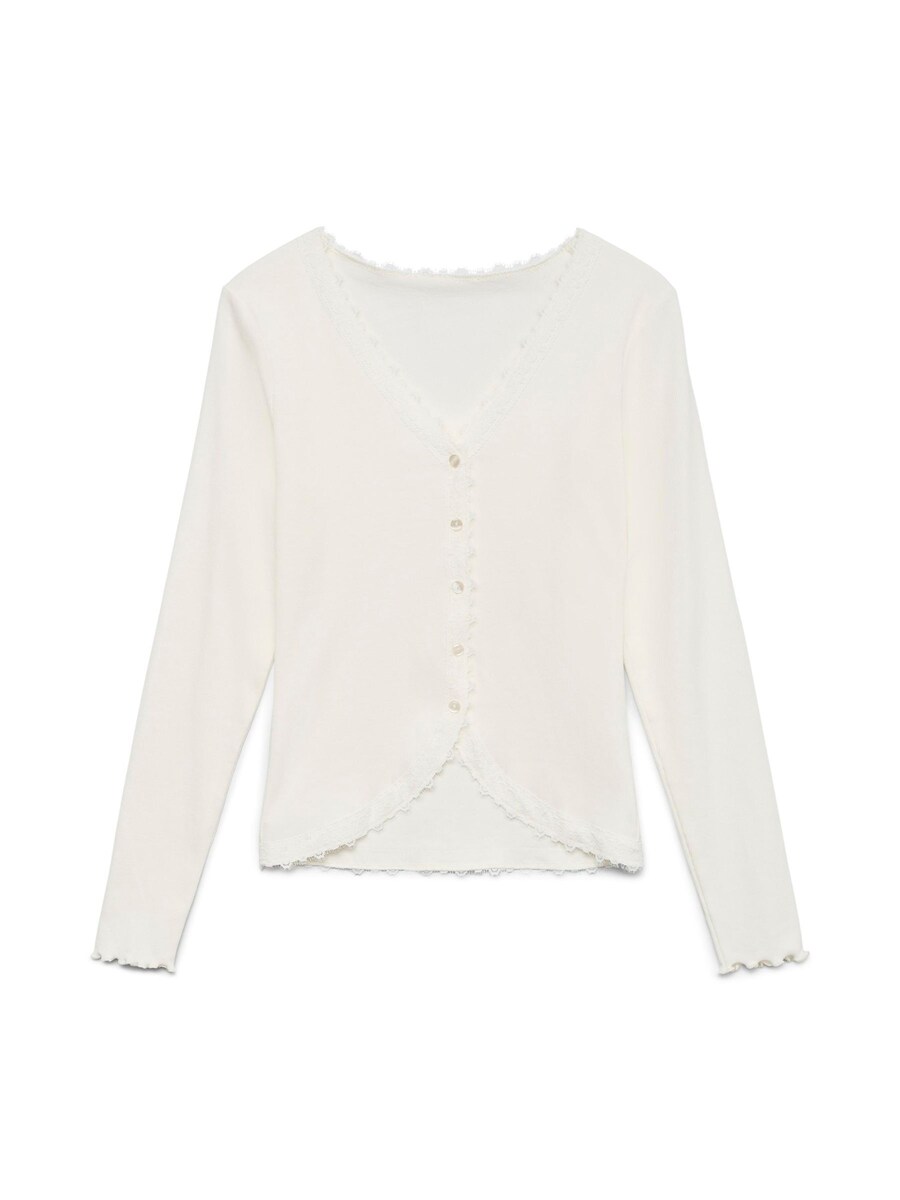 

Вязаный кардиган VERO MODA NAYA, натуральный белый