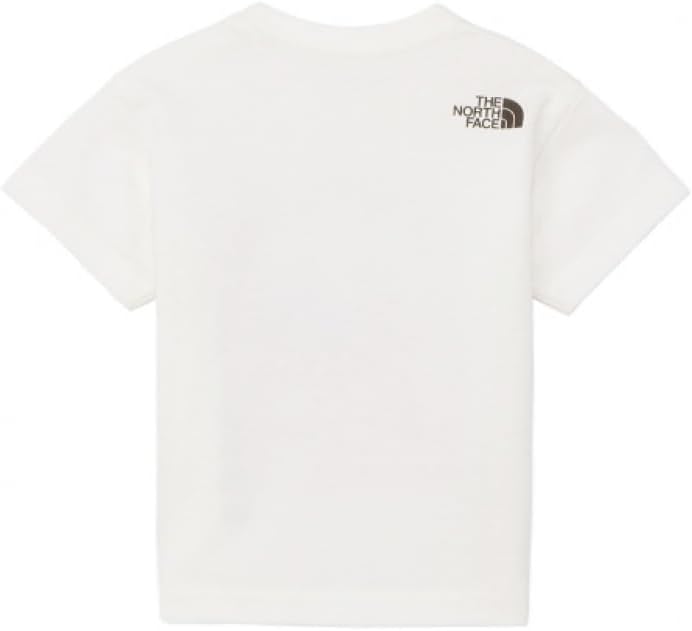 Детская футболка с коротким рукавом The North Face NTB32472, модель Cut and Sew, с принтом на тему кемпинга, унисекс, фиолетовый — фото 2