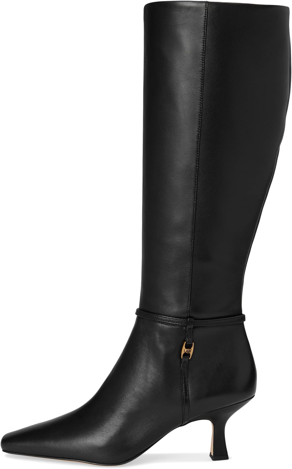 Ботинки COACH Raquel Leather Boots II, Black — фото 4