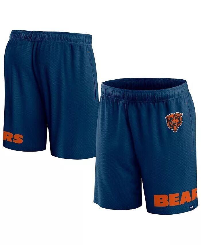 

Мужские шорты Chicago Bears темно-синего цвета Clincher Fanatics