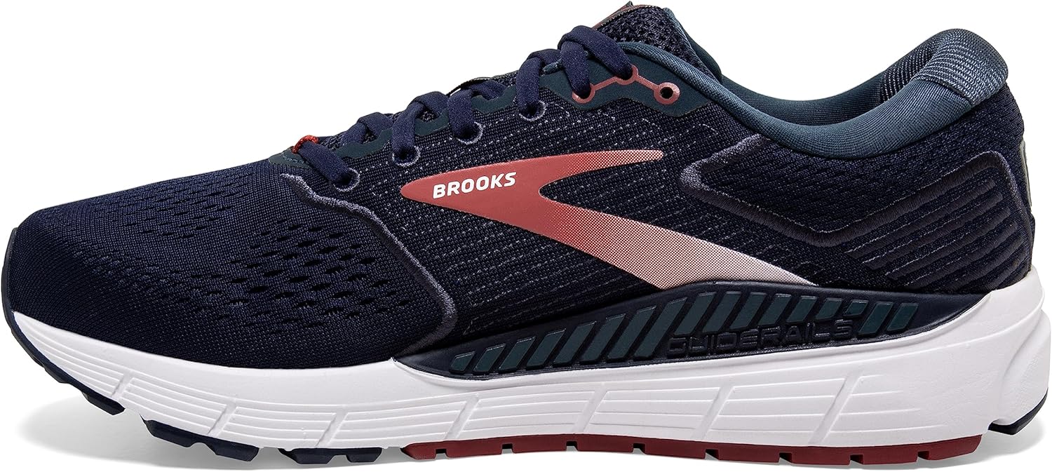 Мужские беговые кроссовки Brooks Beast '20 с поддержкой, красный/синий — фото 4