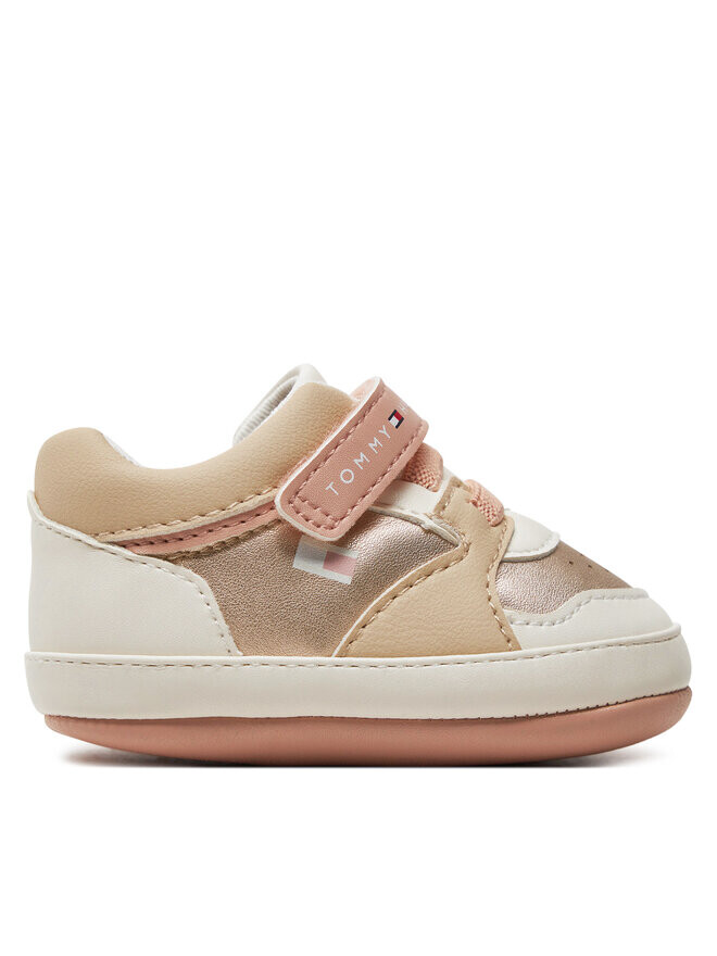 

Кроссовки Tommy Hilfiger Low Cut Lace-Up/Velcro Sneaker T0A9-33511-1433 Beige, разноцветный/бежевый