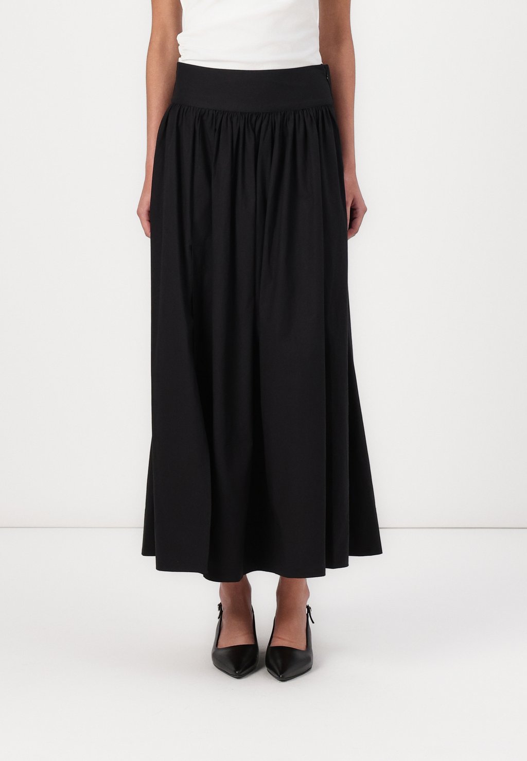 

Юбка макси Gina Tricot, черный