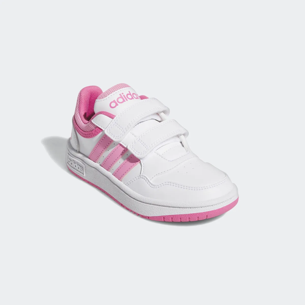 

Спортивные кроссовки adidas "HOOPS" Adidas Sportswear, цвет Cloud White / Bliss Pink / Pulse Magenta