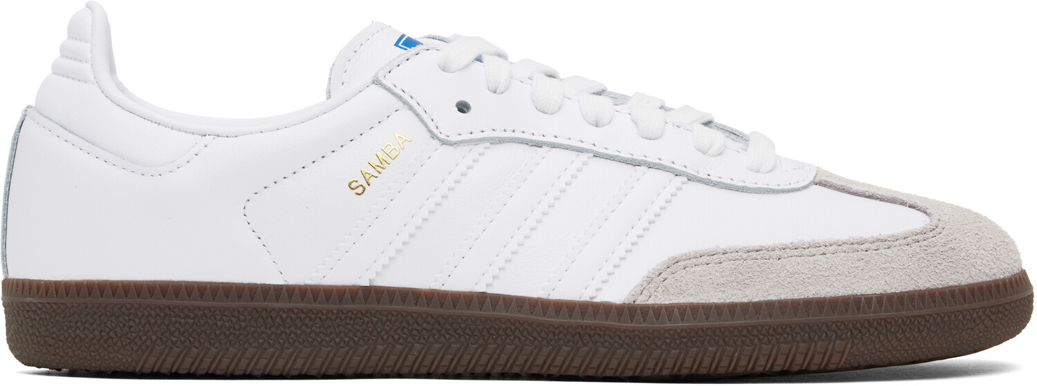 

Белые кроссовки Samba OG Adidas Originals, Cloud white/Cloud white/Gum, Белый, Белые кроссовки Samba OG Adidas Originals, Cloud white/Cloud white/Gum