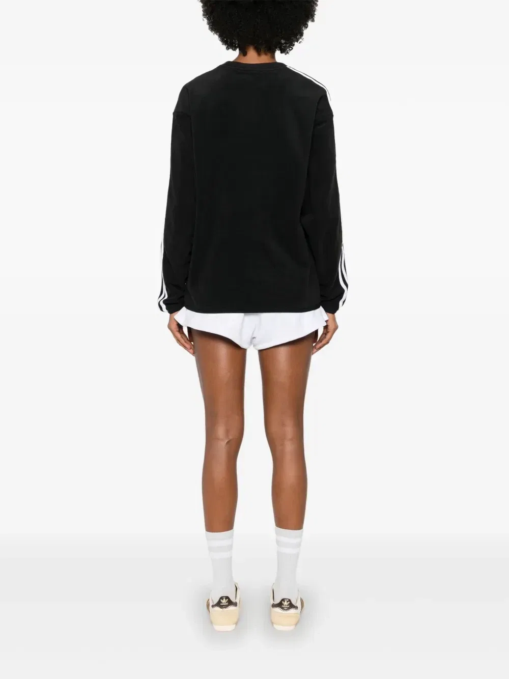 Толстовка 3-Stripes adidas, черный — фото 4