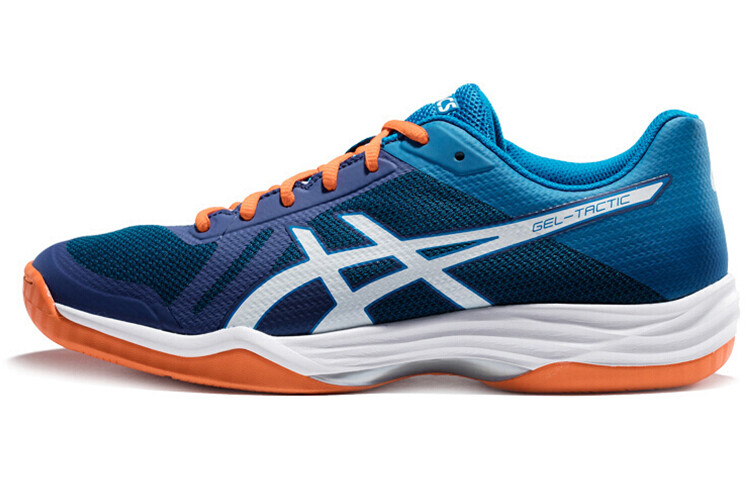 

Кроссовки Gel-Tactic 2 унисекс низкие синие Asics, Синий, Кроссовки Gel-Tactic 2 унисекс низкие синие Asics