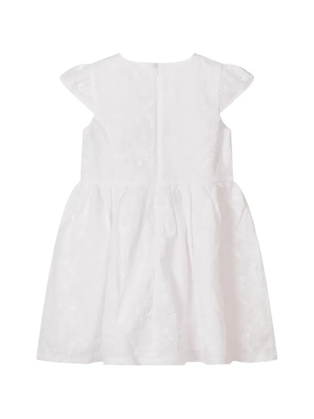 Платье из батиста сангальо GUESS Kids, белый — фото 2