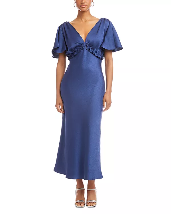 

Платье Shailene с рукавами-крылышками Fifteen Twenty, синий