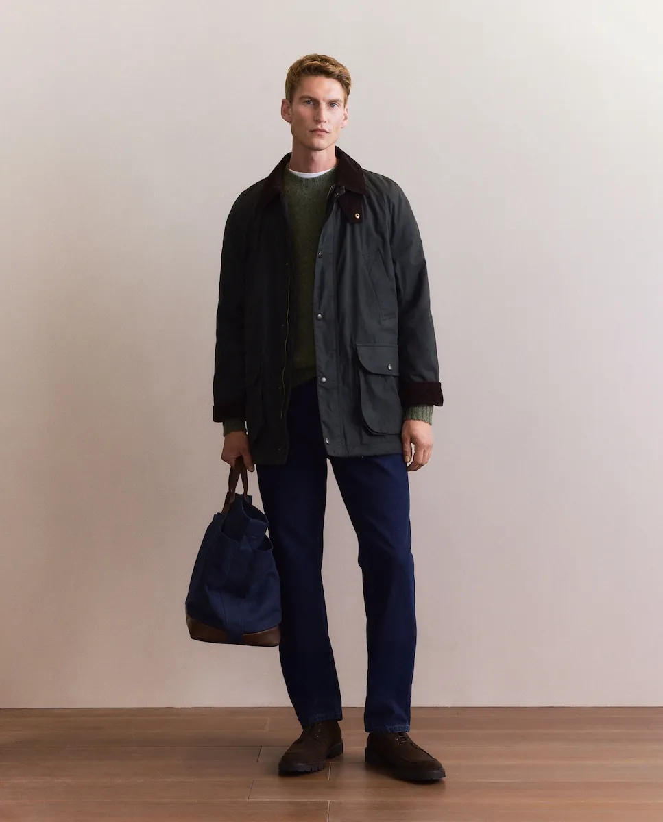 

Мужская восковая хлопковая куртка Emidio Tucci, хаки