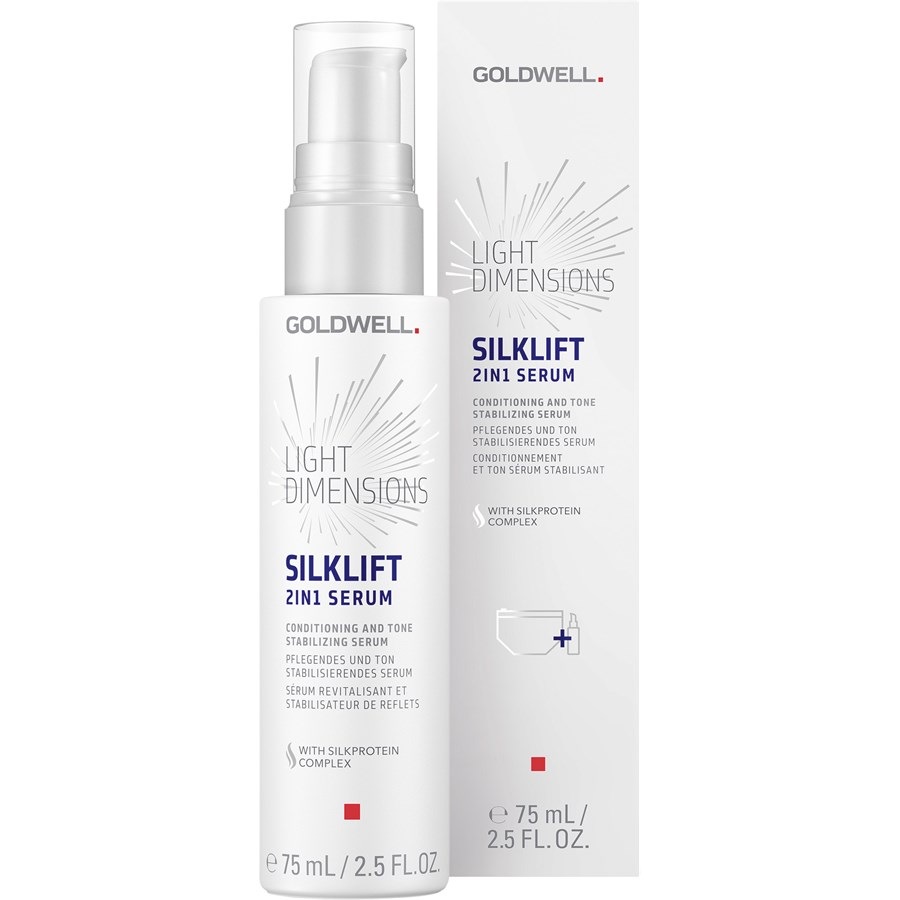 

Сыворотка для волос silklift 2 in 1 serum Goldwell, объем 75 мл