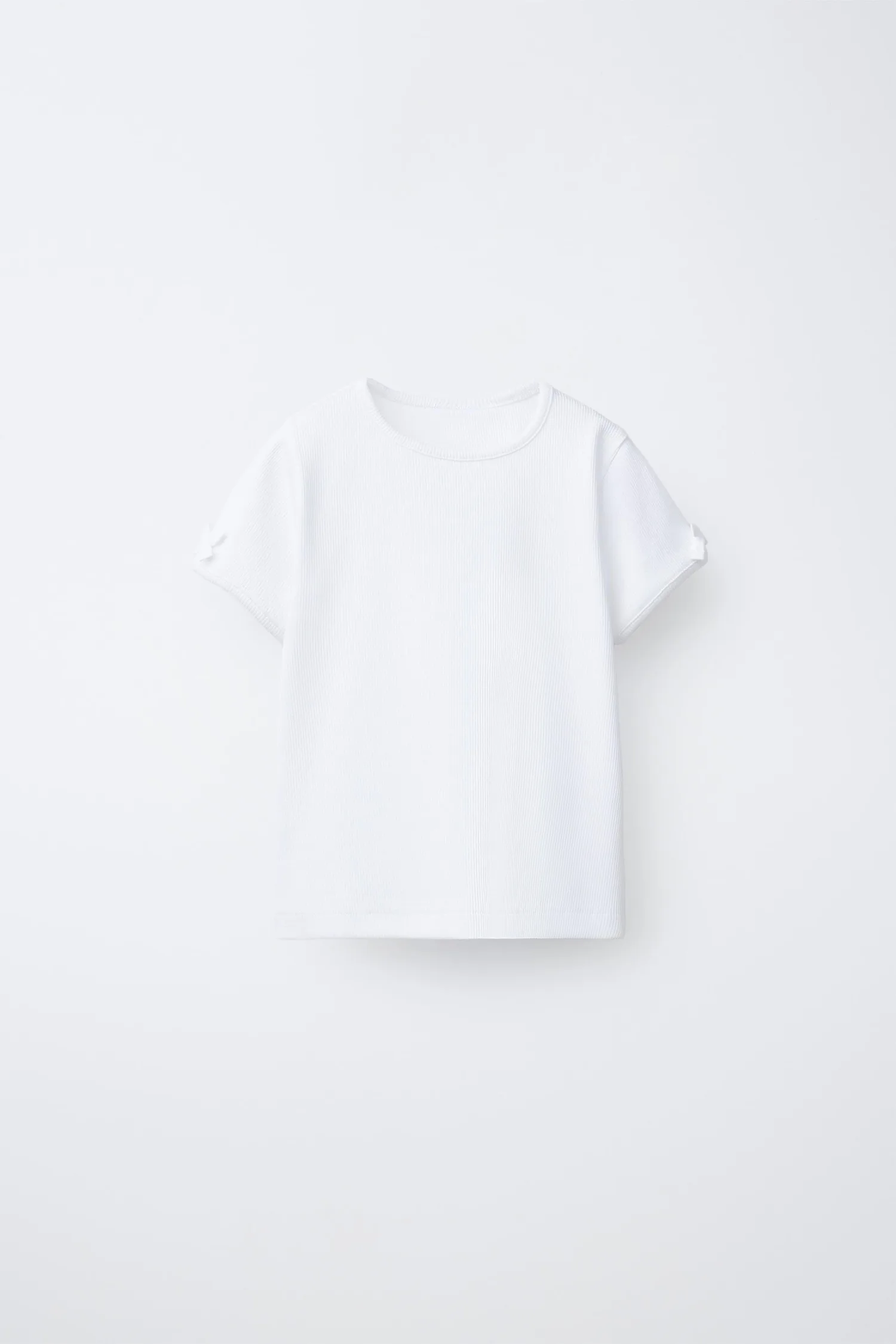 Футболка в полоску с бантиками Zara, белый