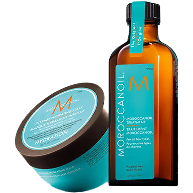Набор шампуня и кондиционера унисекс Moroccanoil, Two-Piece Set: Deep Hydrating Hair Mask 250ml+Classic Essential Oils for Hair Care 100ml — фото 3