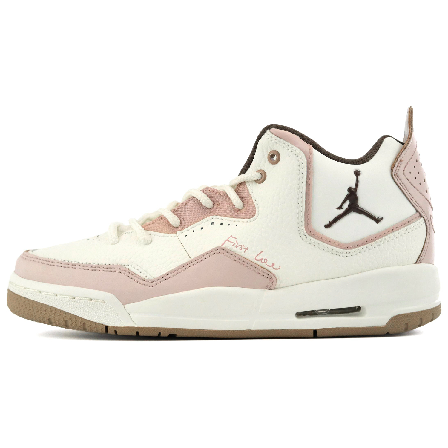 

Jordan Courtside 23 Moon Mailman, Peach Jelly Mid Top детские баскетбольные кроссовки Pink для подростков