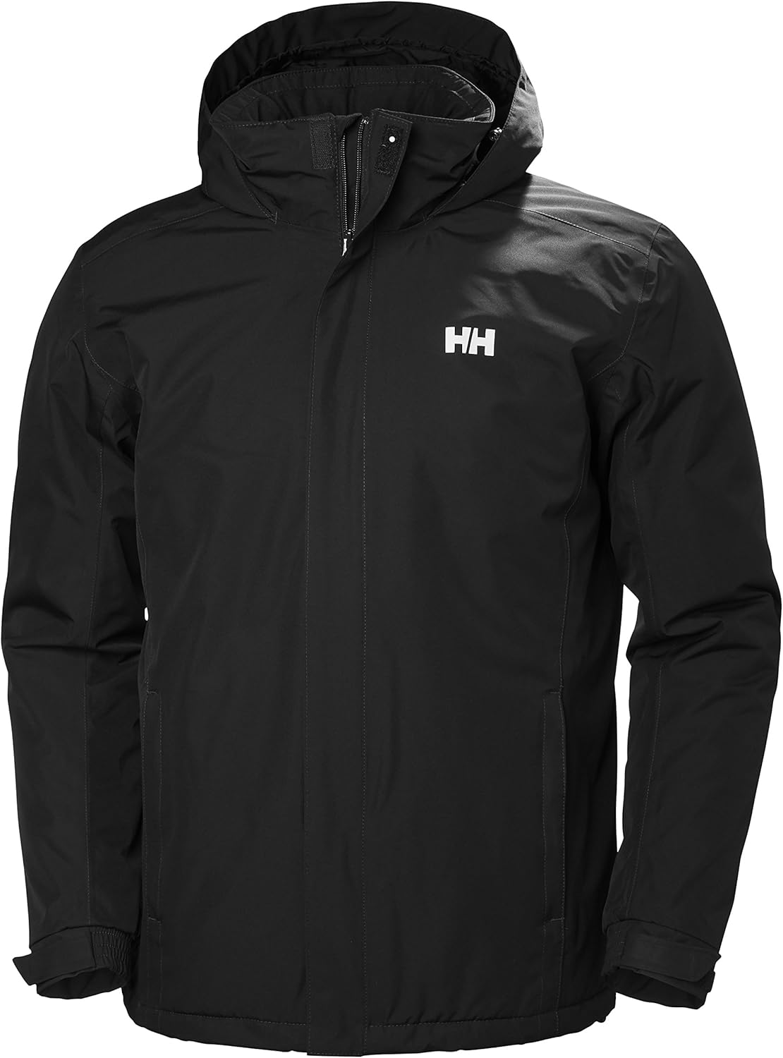 

Куртка Helly Hansen Men's Dubliner, водонепроницаемая, ветрозащитная, дышащая дождевик с упаковывающимся капюшоном, Black