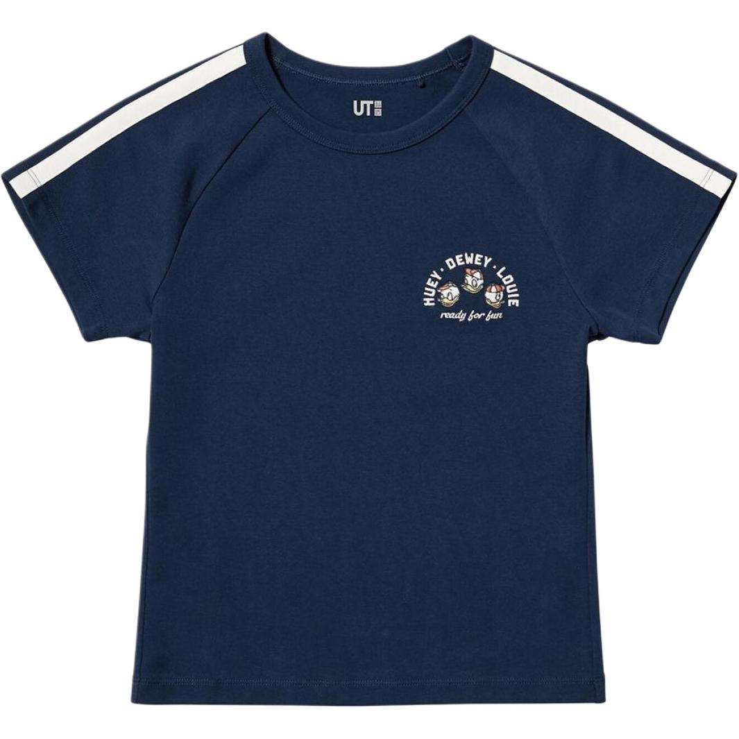 

UNIQLO Футболка женская темно-синяя