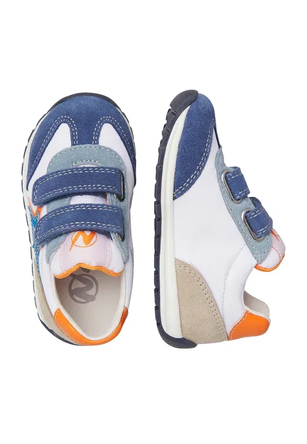 Туфли детские Crumi vl. baby shoes Naturino, голубой-белый — фото 3