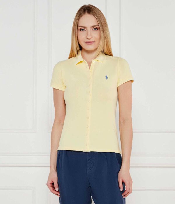 

Рубашка поло Slim fit Polo Ralph Lauren, желтый
