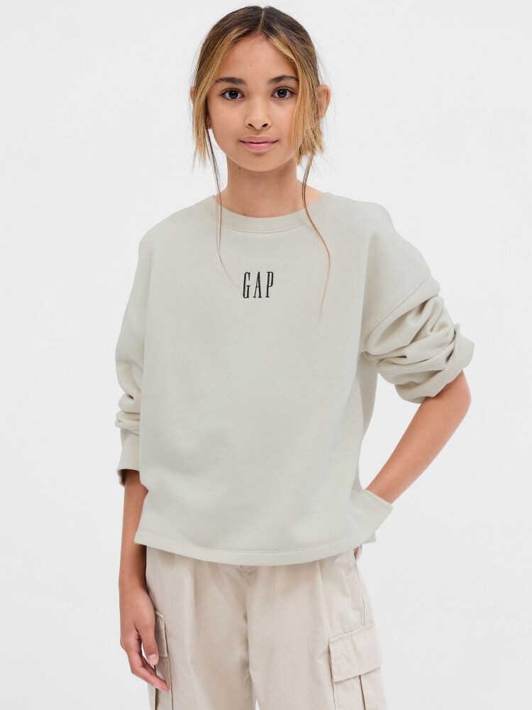 

Детская толстовка с логотипом Gap, бежевый
