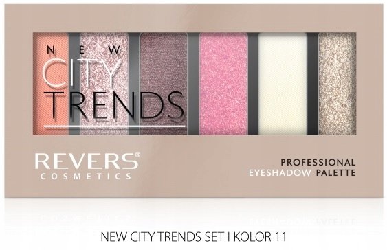 

Профессиональные тени для век 11 Revers City Trends Стойкие