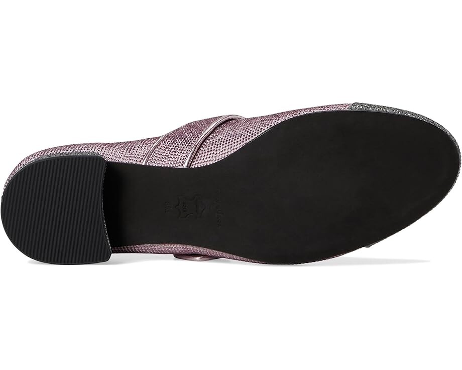 Туфли Tory Burch Cap-Toe Mary Jane Pave Heel Ballet 25 mm, цвет Gray Stone/Sparkle Pink — фото 3
