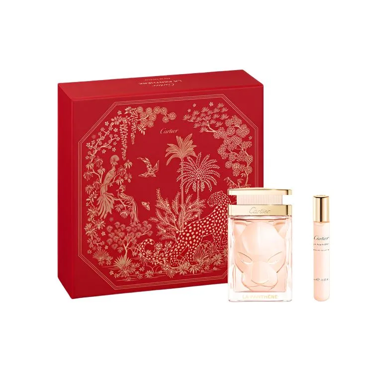 Cartier Набор женской одежды Cheetah туалетная вода Gardenia Musk цветочный аромат 100 мл+10 мл, Two-Piece Set: Cheetah Women's Perfume 100ml+Cheetah Women's Perfume 10ml