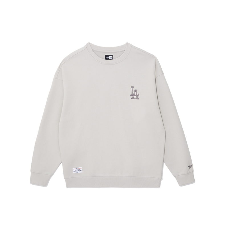

Свитшот с длинным рукавом и логотипом на груди unisex New Era, Greige