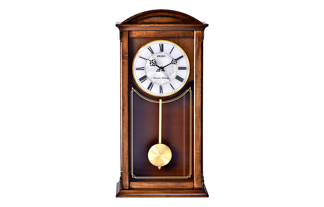 

SEIKO Часы Quartz Movement Wooden Wall Clock Unisex White QXH030B