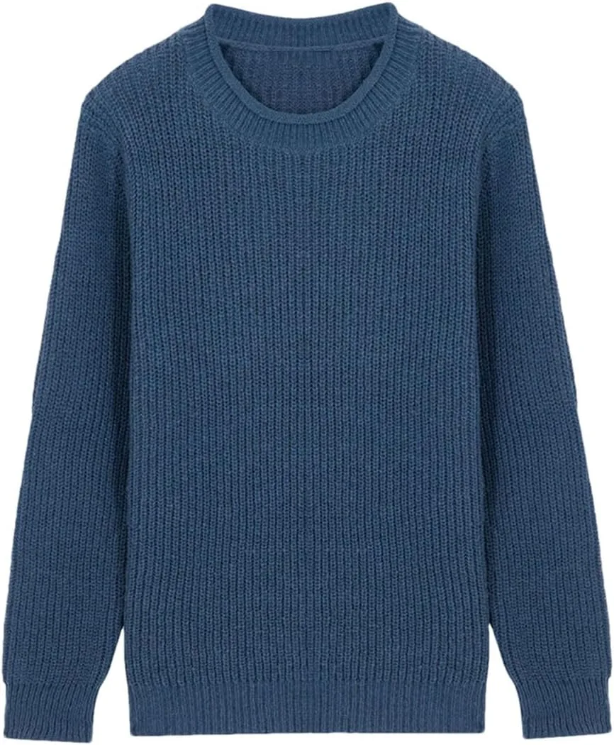 

Мужской свитер с круглым вырезом и длинными рукавами HEYDHSDC