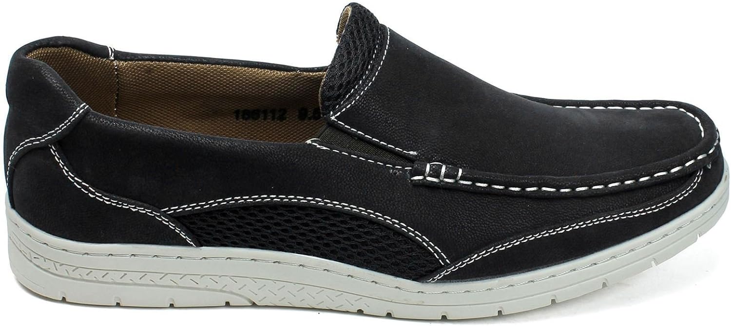 Мужские повседневные мокасины для вождения 186112 CITI SHOES, черный — фото 3