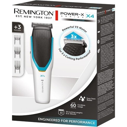 Машинка для стрижки волос серии X4 Power-X Hc4000, черная, Remington — фото 2