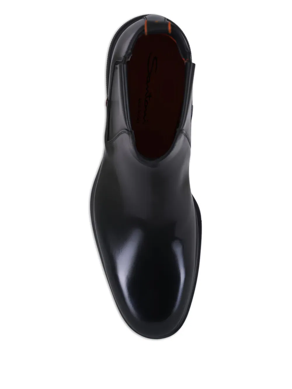 Черные ботинки челси Santoni — фото 3