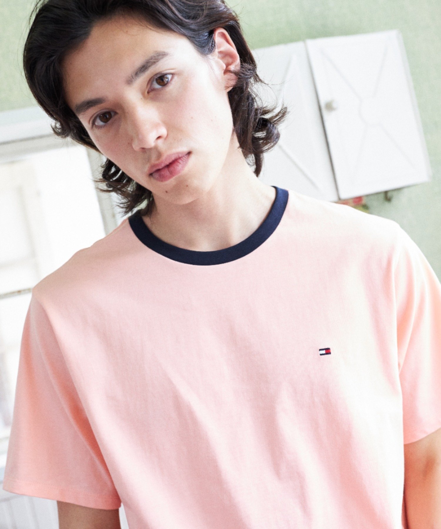 JS M ARCHWAY TEE TOMMY HILFIGER, Pink 66B — фото 3