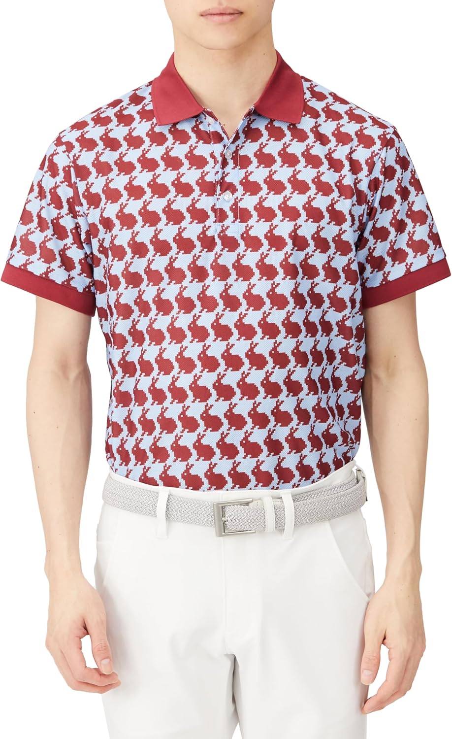 

Мужская поло-рубашка Jack Bunny с коротким рукавом (принт по всей поверхности, пике) / для гольфа / 262-4160325