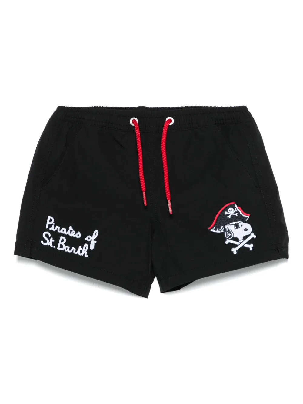 

Шорты с логотипом MC2 Saint Barth Kids, черный