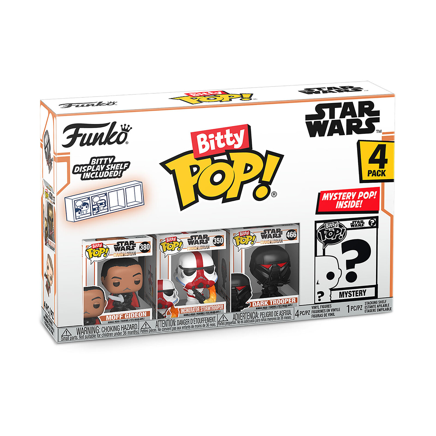 

Звездные войны: Мандалорец — набор из 4 фигурок Funko Bitty Pop, серия 4