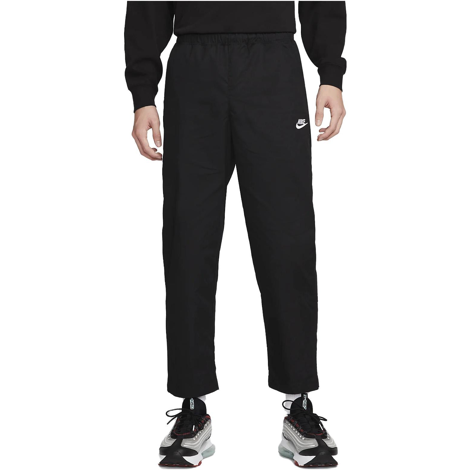 Повседневные брюки Nike AS M NK Club Woven Stright Leg Pants 'Black' DX3337-010, черный — фото 4