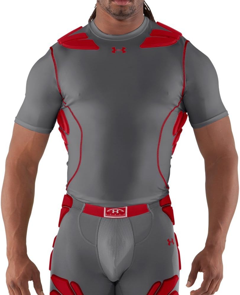 

Under Armour мужская базовая футболка Gameday Armour, Graphite (041)/Red, Красный, Under Armour мужская базовая футболка Gameday Armour, Graphite (041)/Red