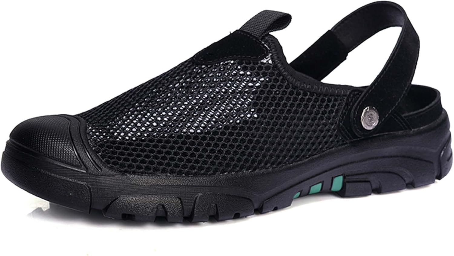 

Мужские походные сандалии Летние дышащие закрытые сандалии для ходьбы Спортивные сандалии с нескользящей подошвой Водонепроницаемые сандалии Рыбацкая пляжная обувь Для воды Обычные сандалии Шлепанцы Generic, черный