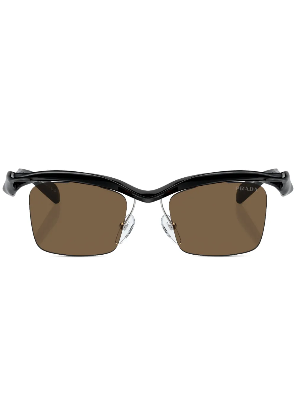 

Солнцезащитные очки PR A15S Prada Eyewear, черный
