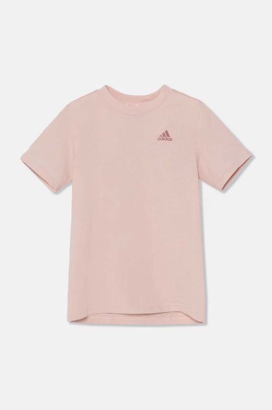 

Детская хлопковая футболка U SL Tee adidas, розовый