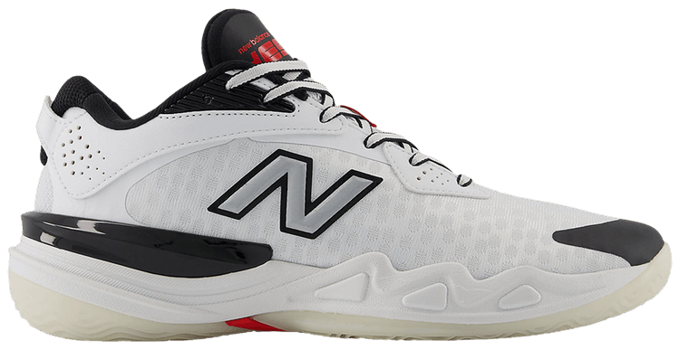 

Кроссовки New Balance Hesi Low V2 'White Team Red Black', белый