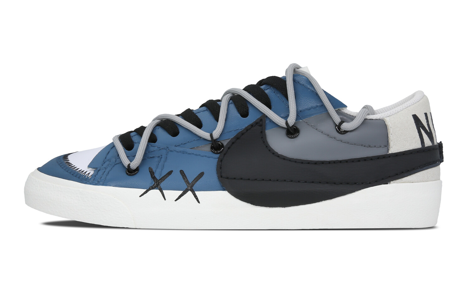 

Кроссовки Nike Blazer Skateboard Shoes Unisex Low-Top Gray