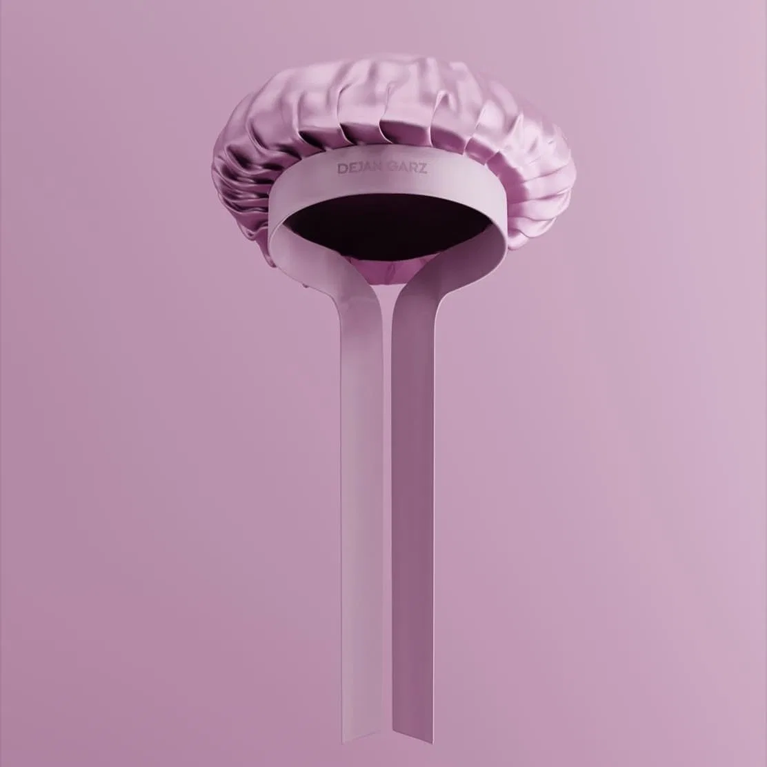 Атласная шапочка для сна «Satin Schlafhaube» от DEJAN GARZ Dejan Garz, Orchid Dust — фото 3