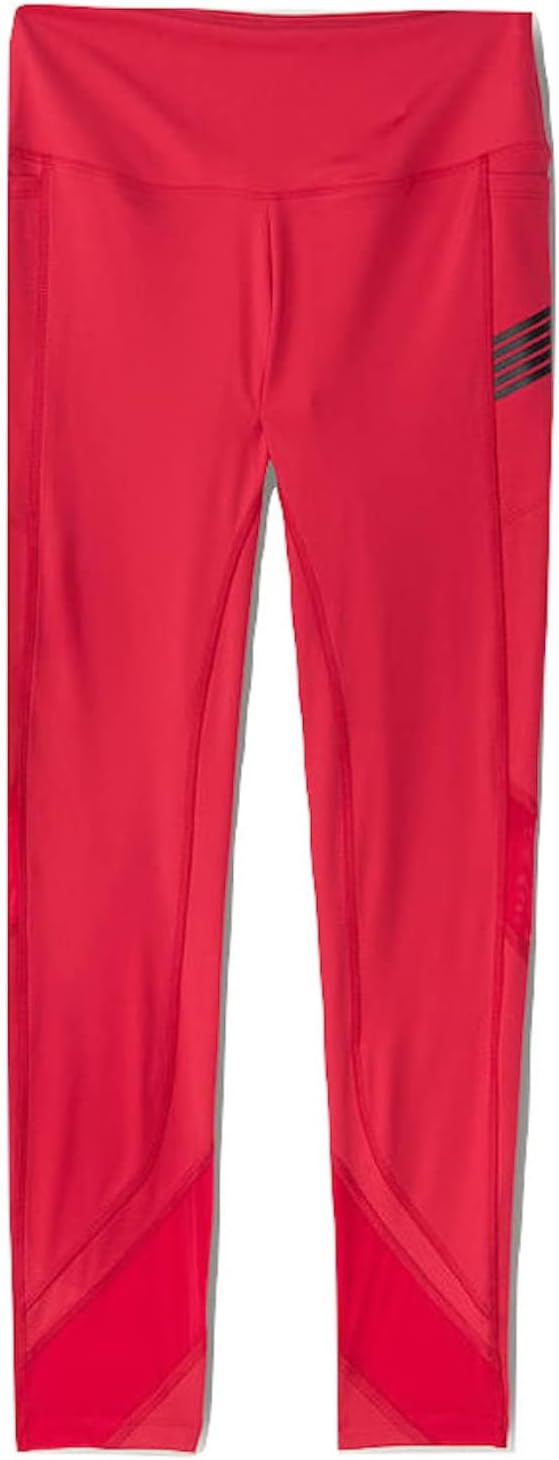 

Розовые ультра-высокие укороченные леггинсы V-образного кроя Victoria's Secret, Red/Black