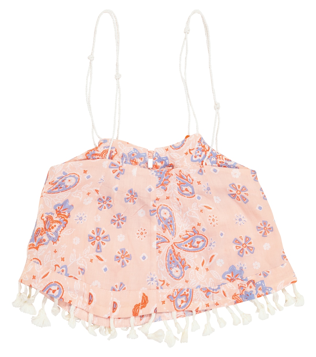 Майка с принтом Мара Poupette St Barth Kids, Pink Ruellia Batik Vertical — фото 4